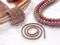 2.5mm Metallic Purple Plated Gold Electroplated Glass Round Micro Spacer Beads (14" Strand)